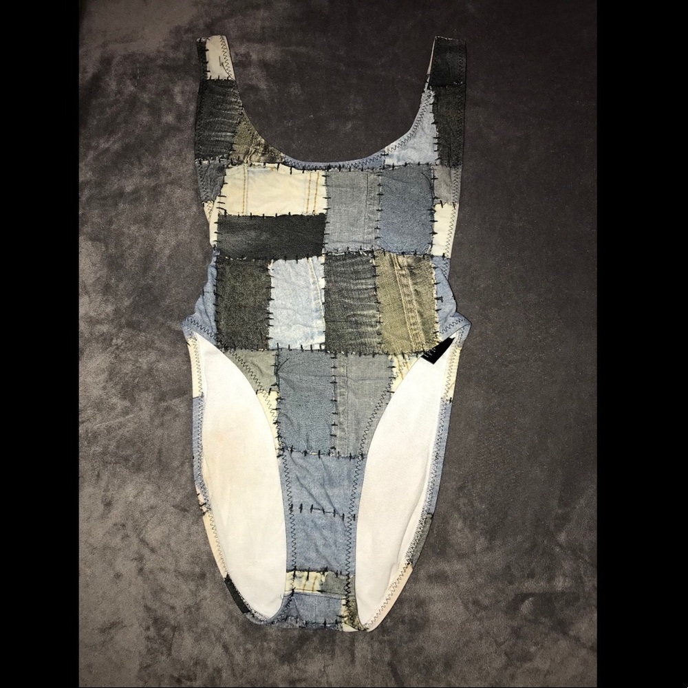 Norma Kamali Denim Swimsuit